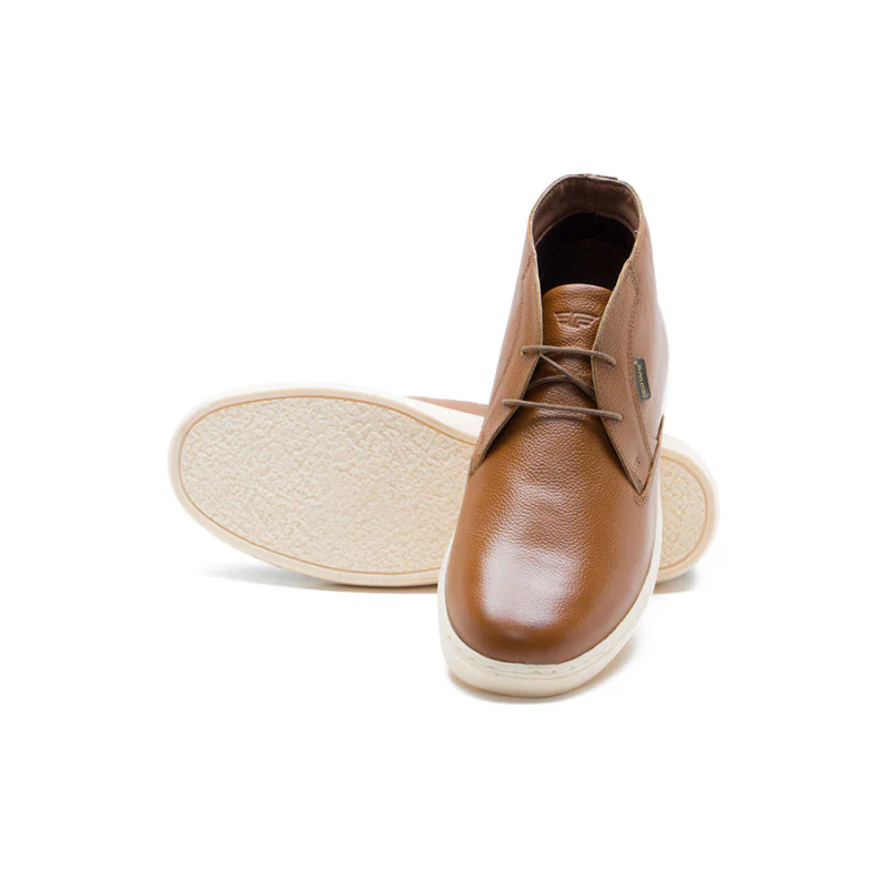Men F. Tan Derby Shoes - Image 3