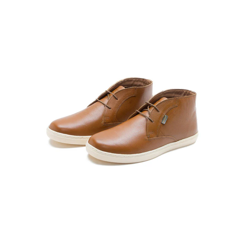 Men F. Tan Derby Shoes - Image 4
