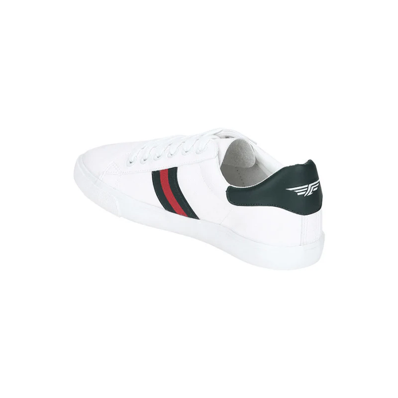 Men Green & White Sneakers - Image 5