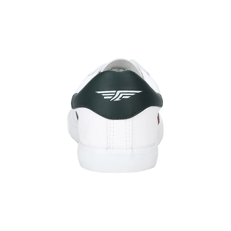 Men Green & White Sneakers - Image 6