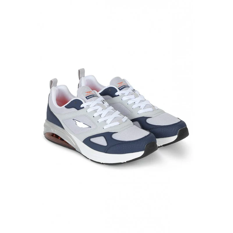 Men Grey & Blue Walking Shoes - Image 6