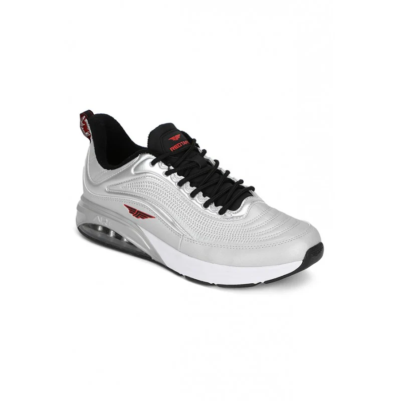 Men Grey & Silver Walking Shoes - Image 2