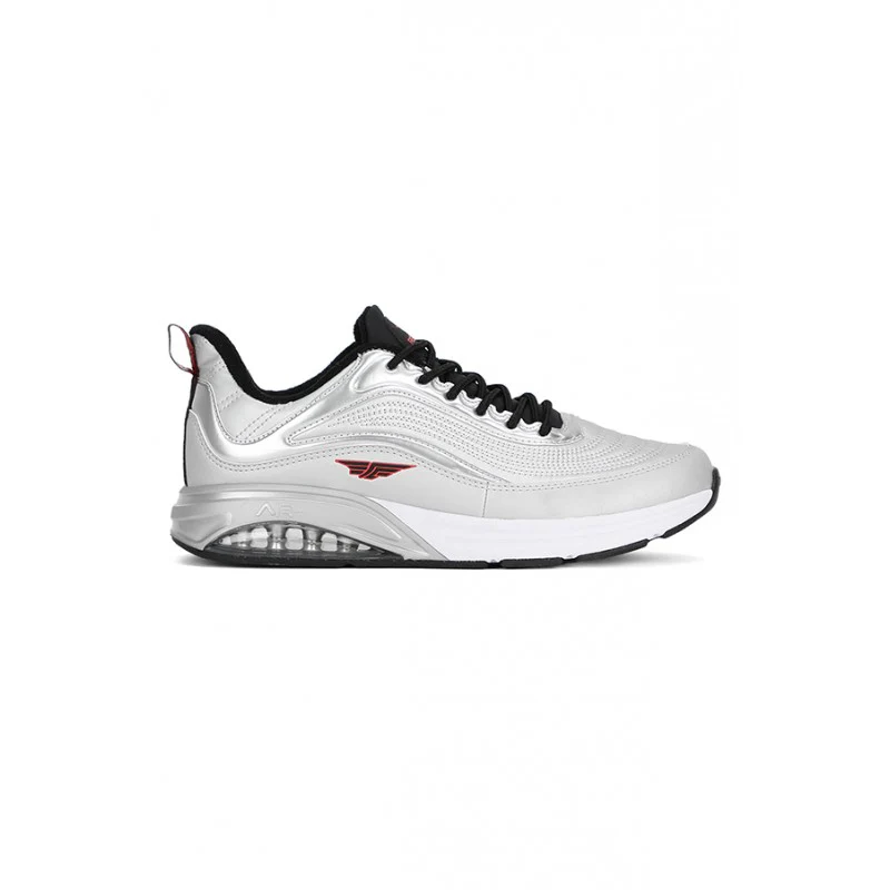 Men Grey & Silver Walking Shoes - Image 3