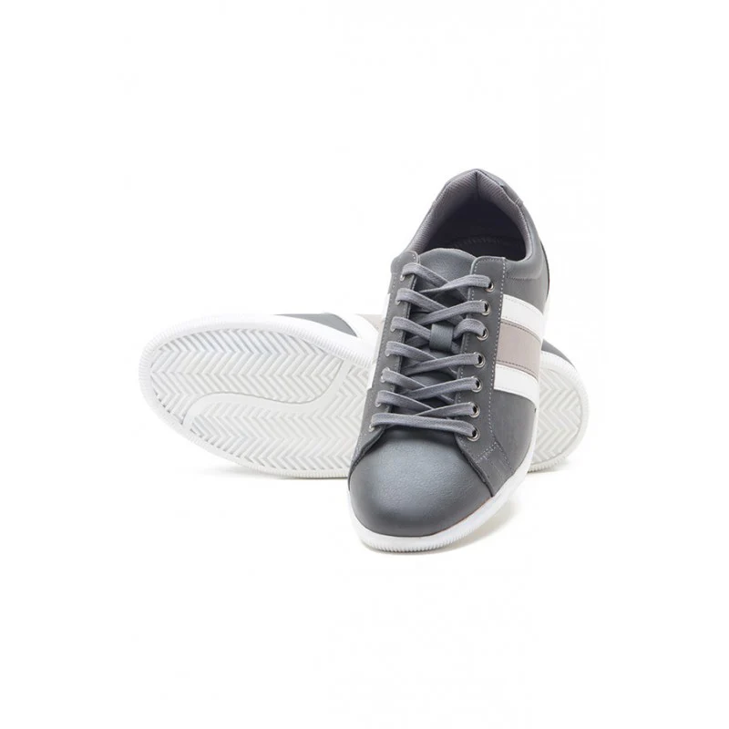 Men Grey Sneakers - Image 3
