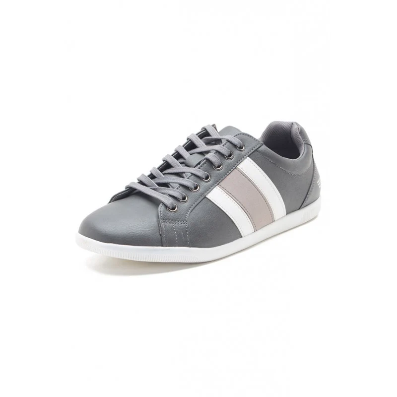 Men Grey Sneakers - Image 4