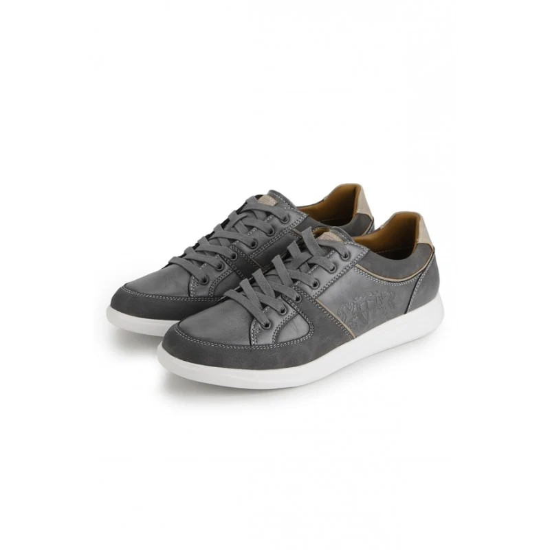 Men Grey Sneakers - Image 4