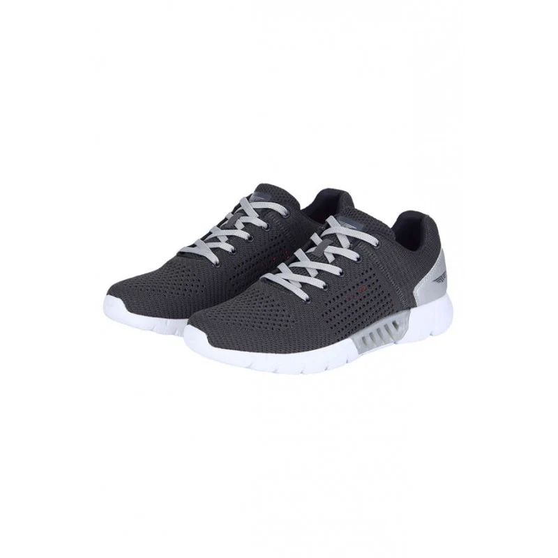 Men Grey Walking Shoes - Image 3