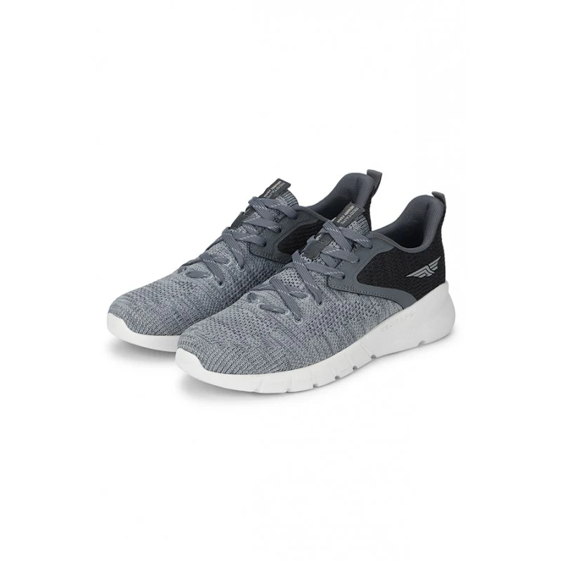 Men Grey Walking Shoes - Image 4
