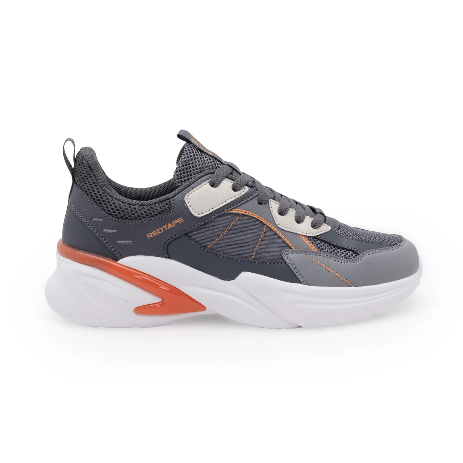 Men Grey Walking Shoes - Image 2