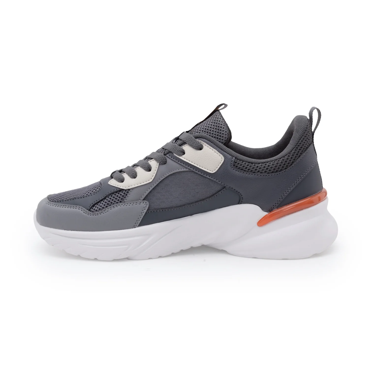 Men Grey Walking Shoes - Image 3