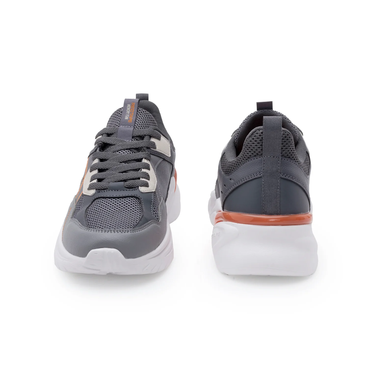 Men Grey Walking Shoes - Image 4