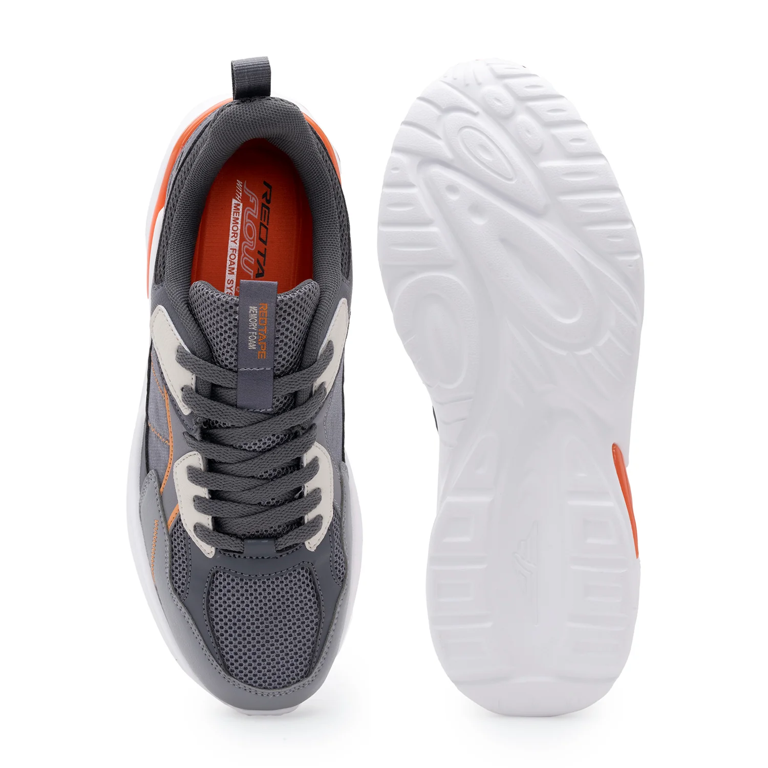 Men Grey Walking Shoes - Image 5