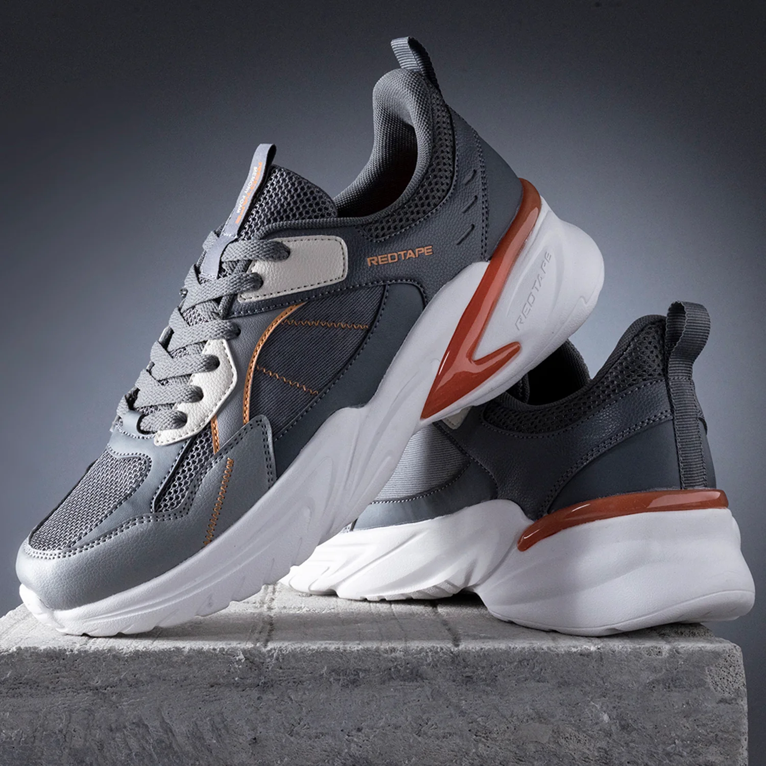 Men Grey Walking Shoes - Image 6