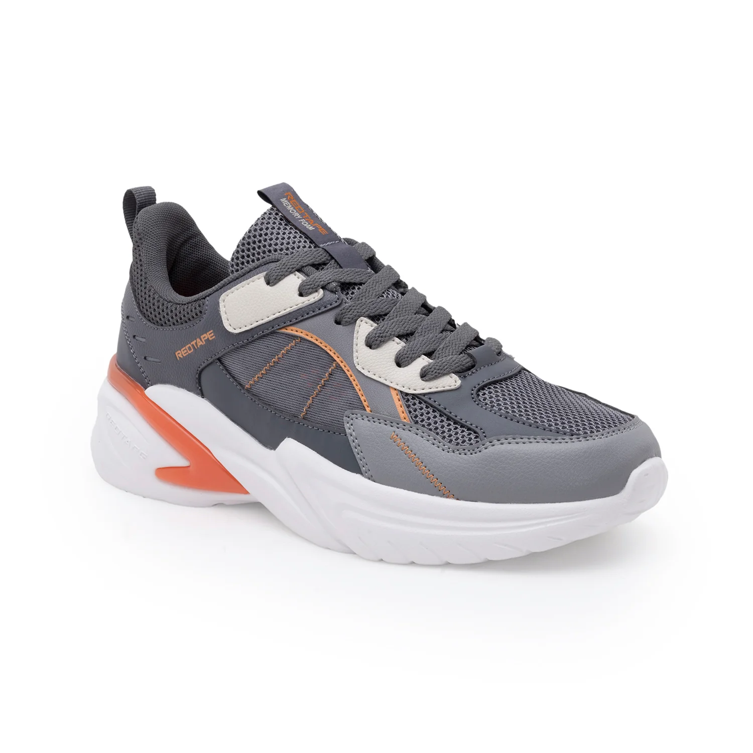 Men Grey Walking Shoes - Image 7