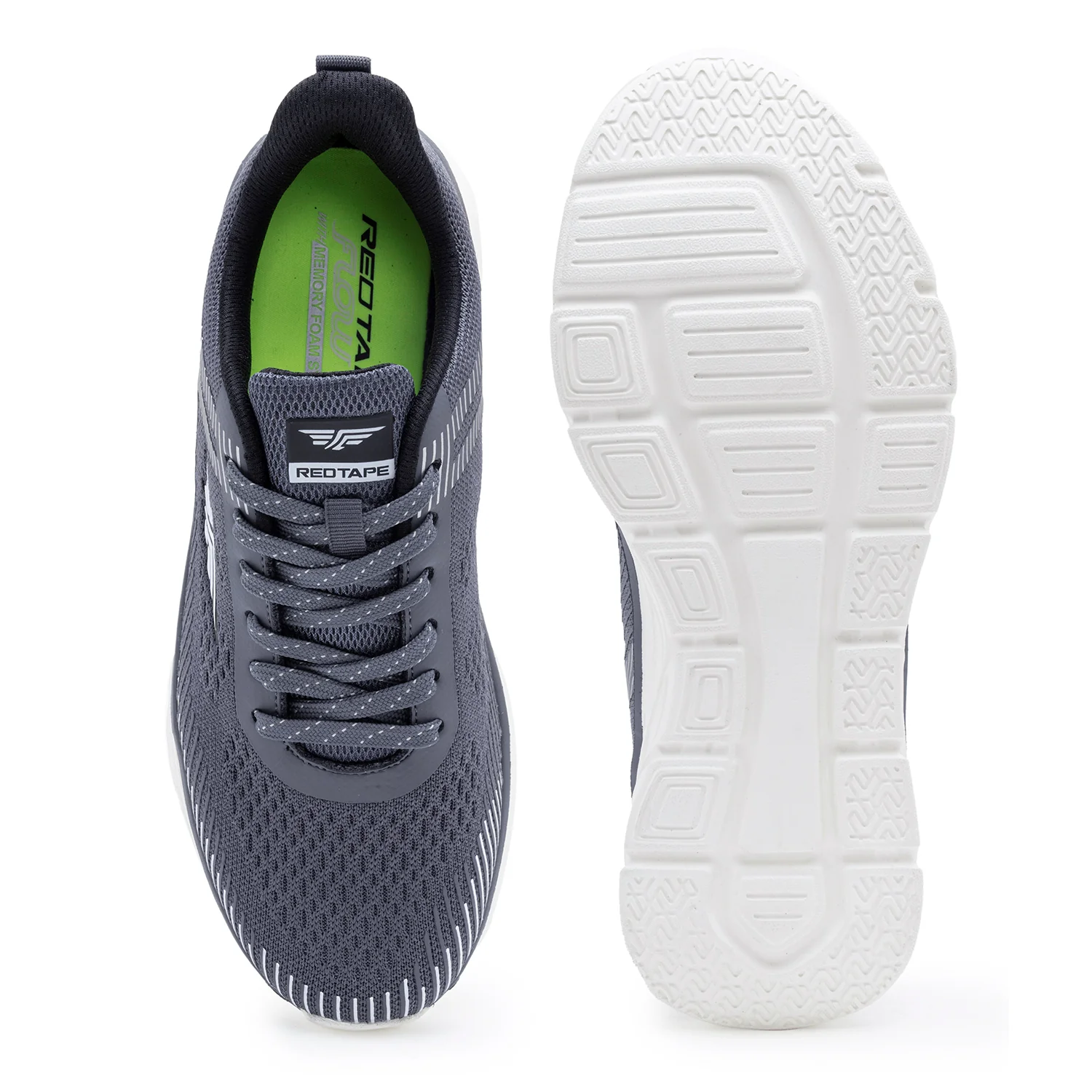 Men Grey  Walking Shoes - Image 5