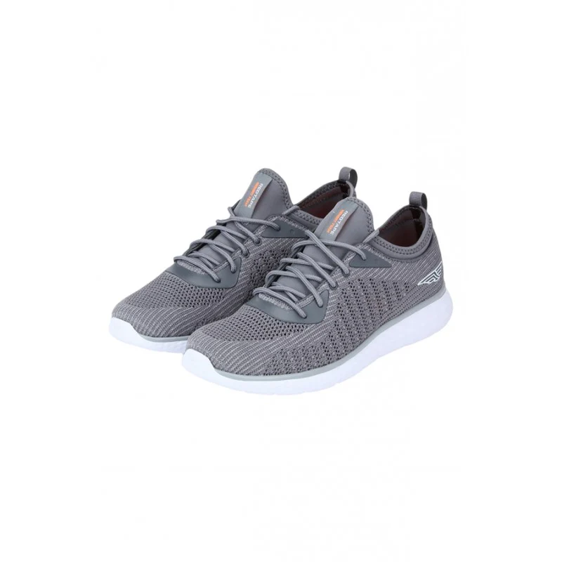 Men Grey Walking Shoes - Image 4