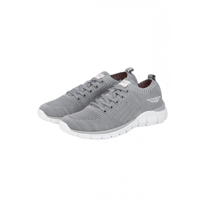 Men Grey Walking Shoes - Image 4