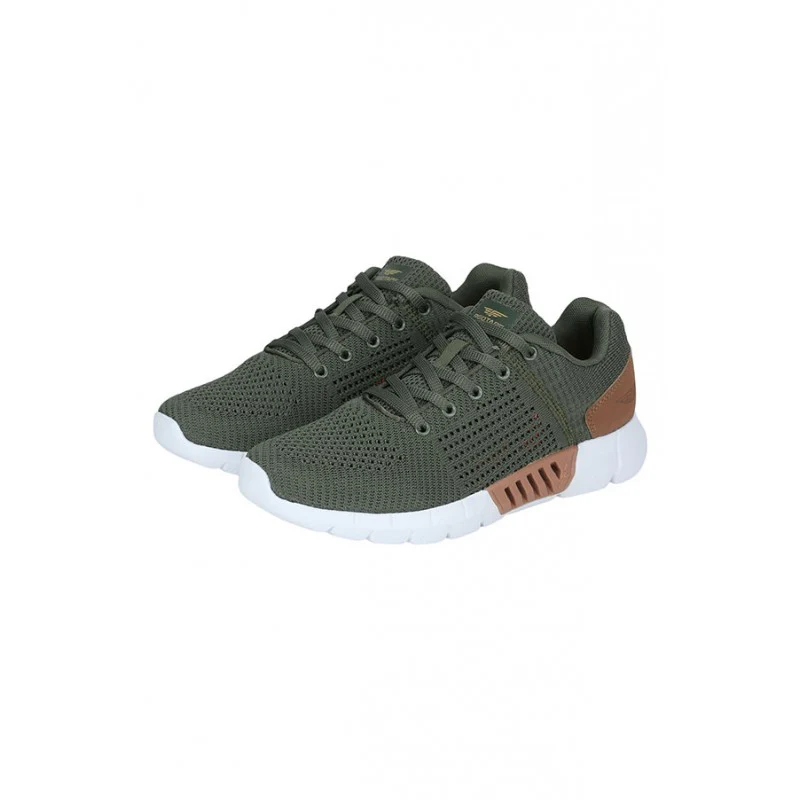 Men Khaki Walking Shoes - Image 3