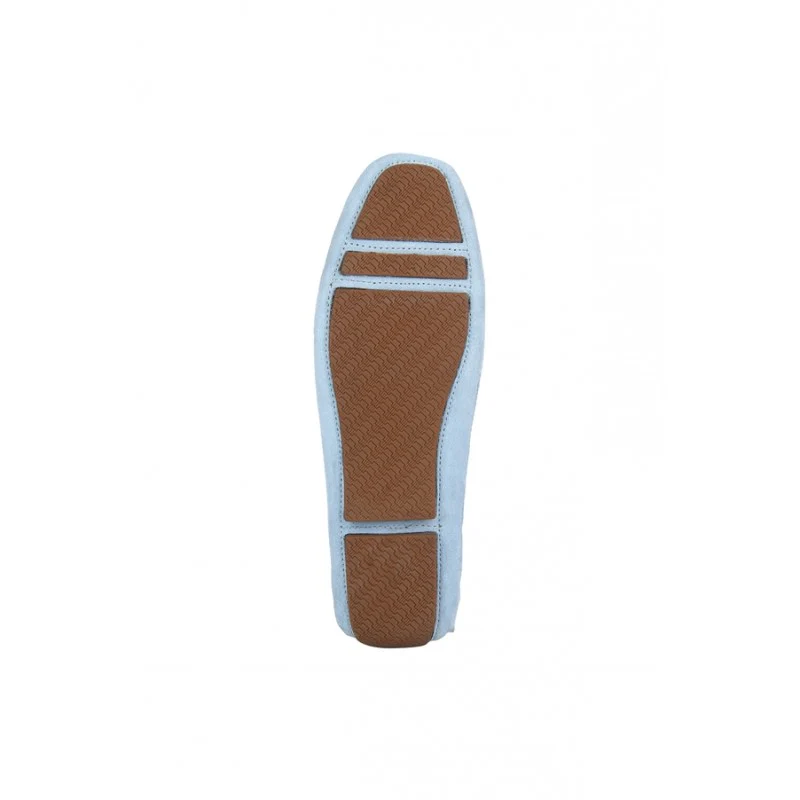 Men Light Blue Boat Shoes - Image 6