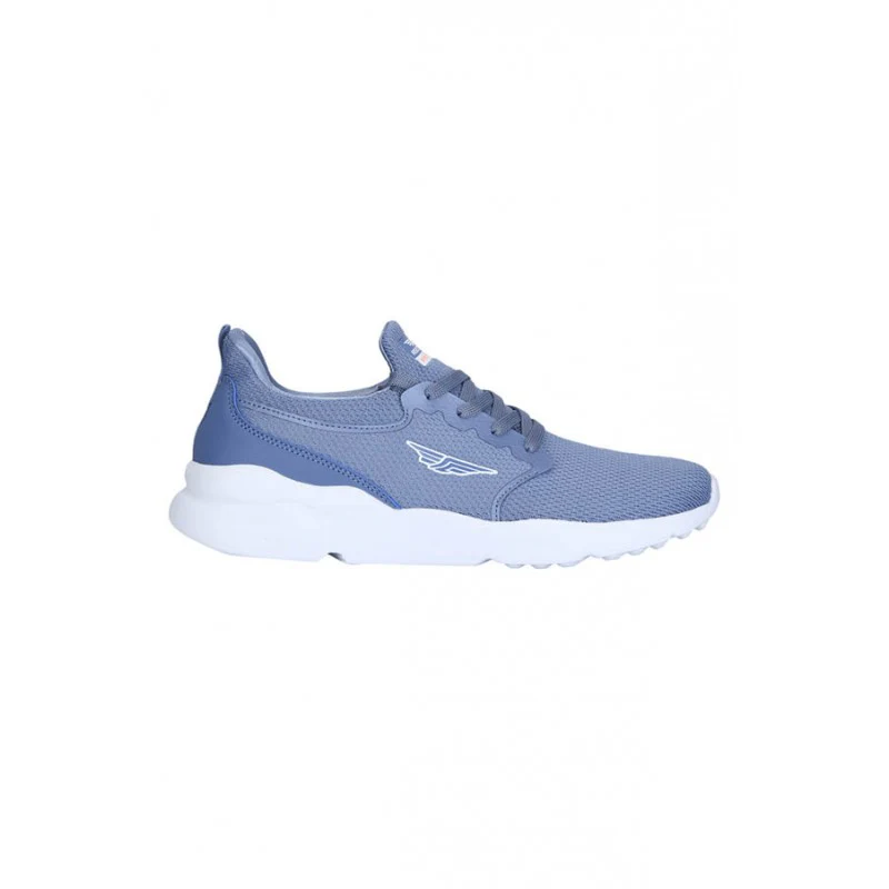 Men Light Blue Walking Shoes - Image 2