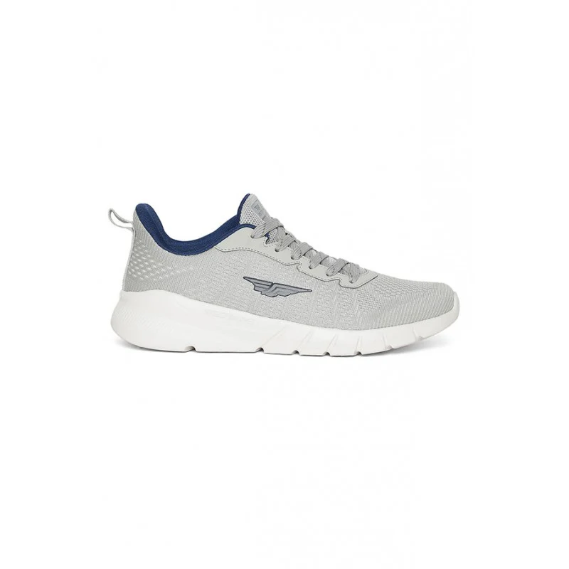 Men Light Grey Walking Shoes - Image 3