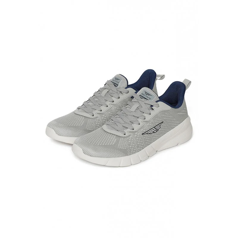 Men Light Grey Walking Shoes - Image 5