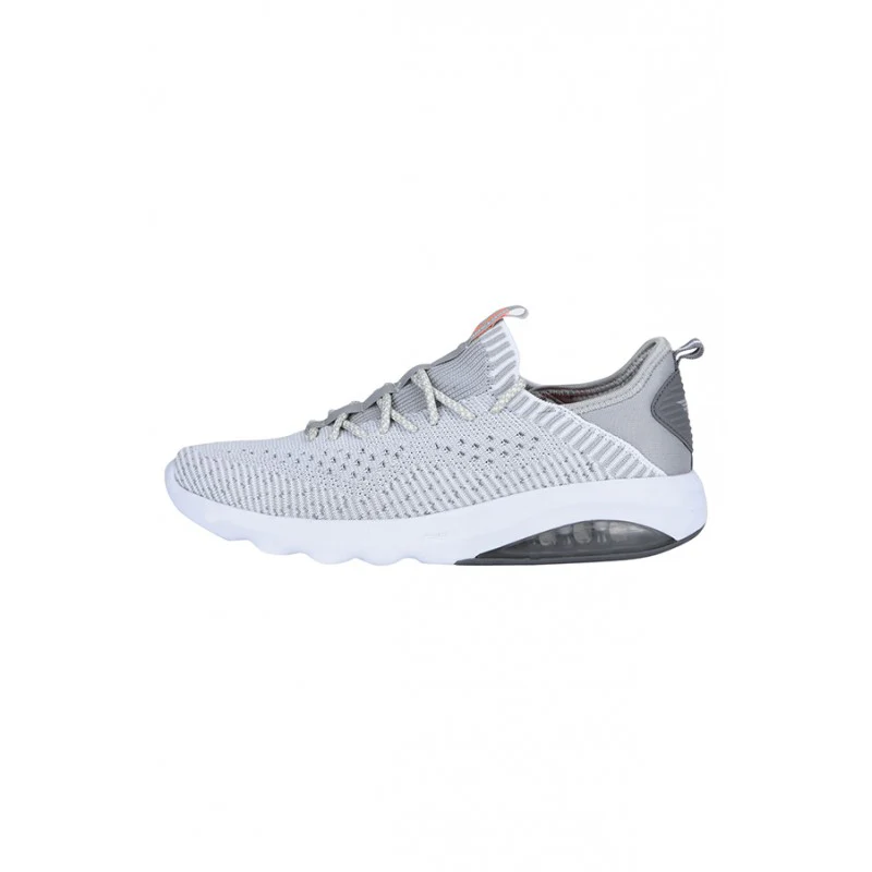 Men Light Grey Walking Shoes - Image 3