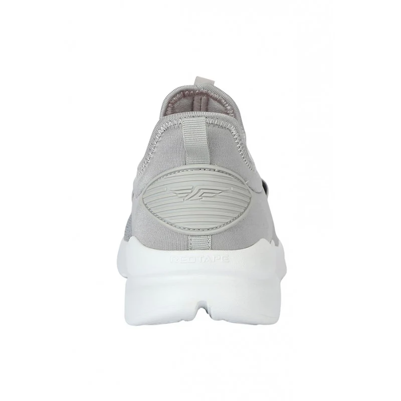 Men Light Grey Walking Shoes - Image 4