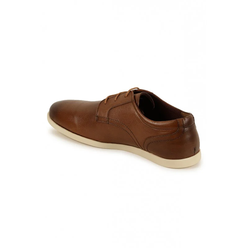 Men Light Tan Derby Shoes - Image 5