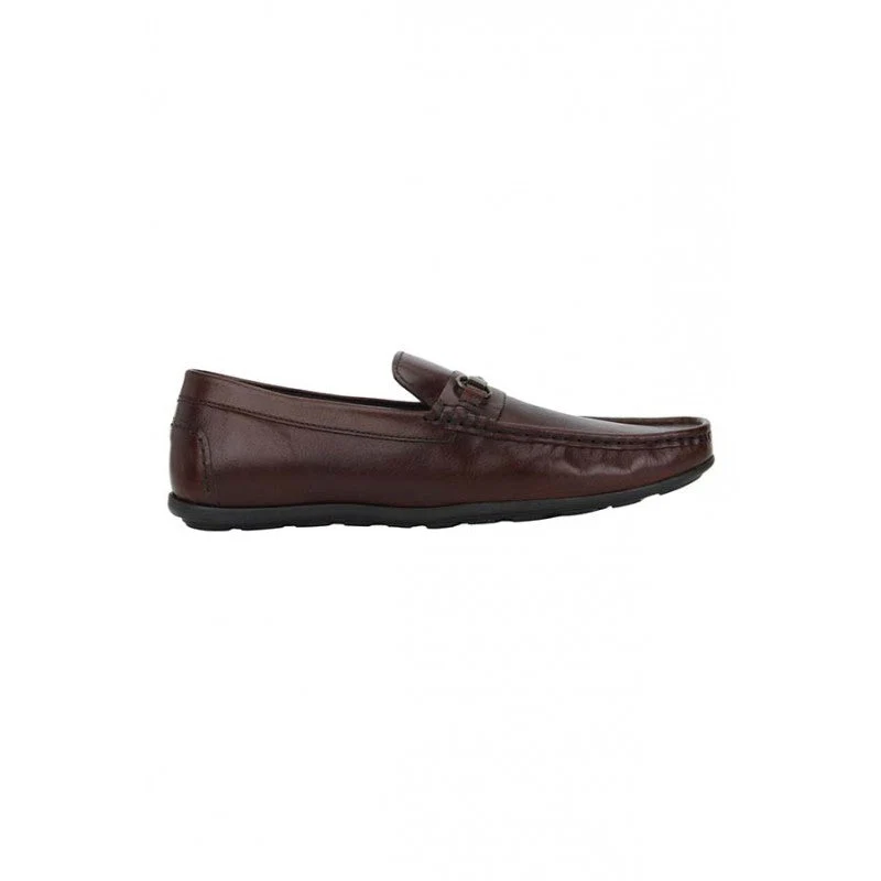 Men Maroon Loafers - Image 2