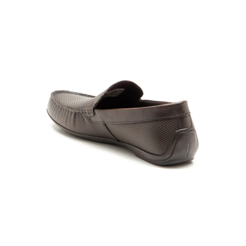 Men Maroon Loafers - Image 5