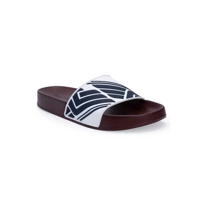 Men Maroon Sliders - Image 3