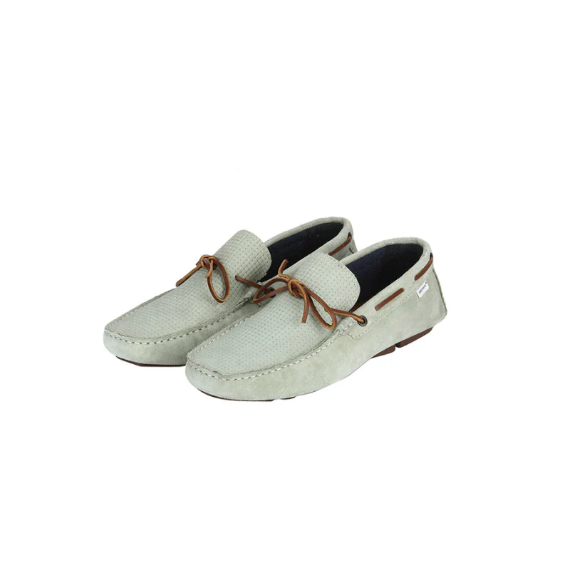 Men Mint Green Driving Shoes - Image 3