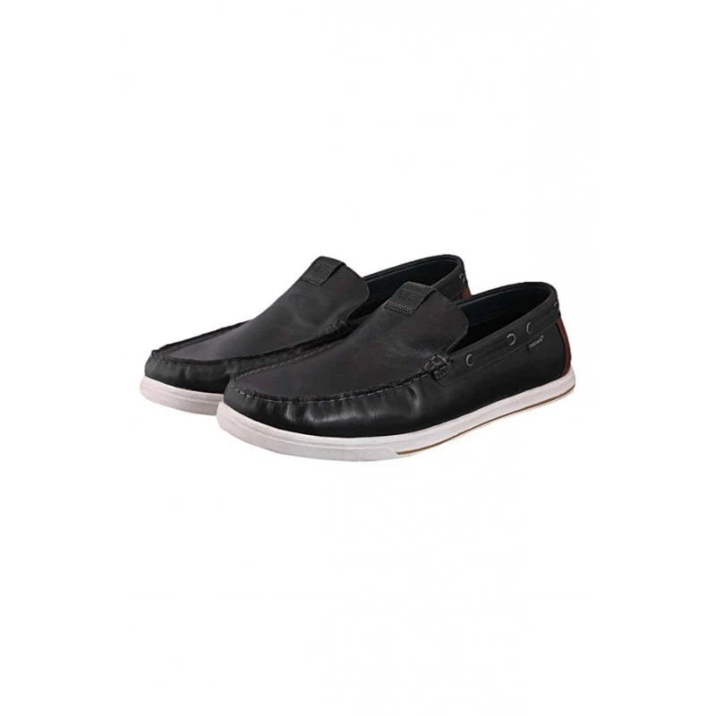 Men Navy Boat Shoes - Image 3