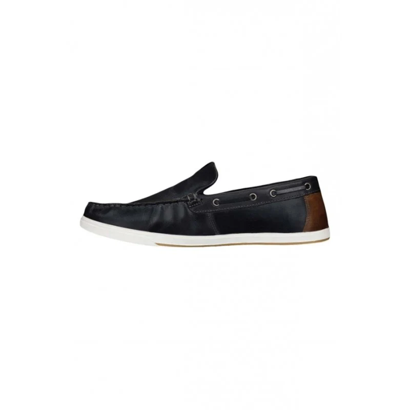 Men Navy Boat Shoes - Image 4