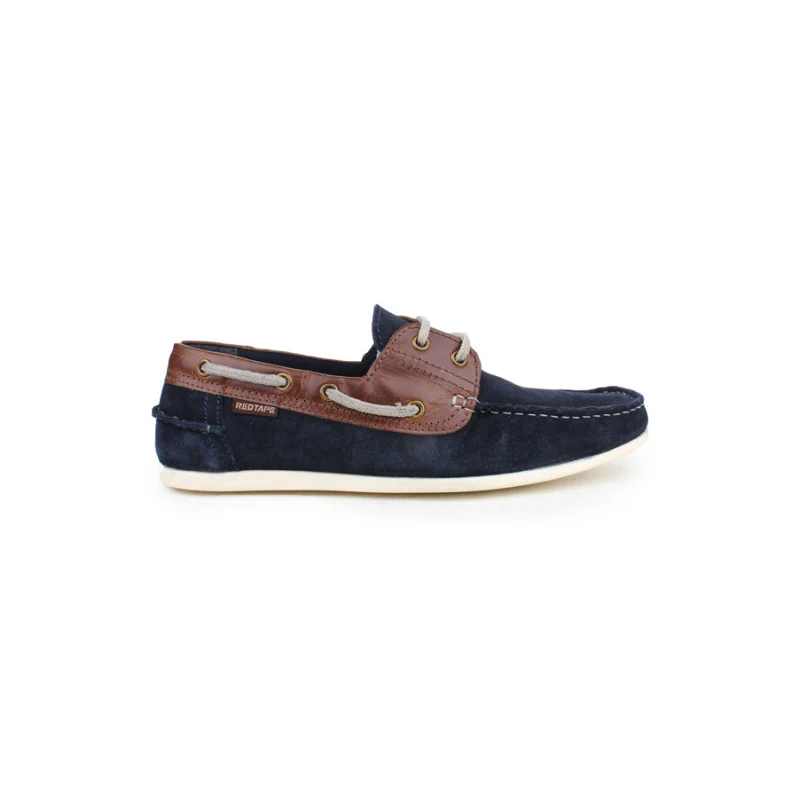 Men Navy Boat Shoes - Image 2