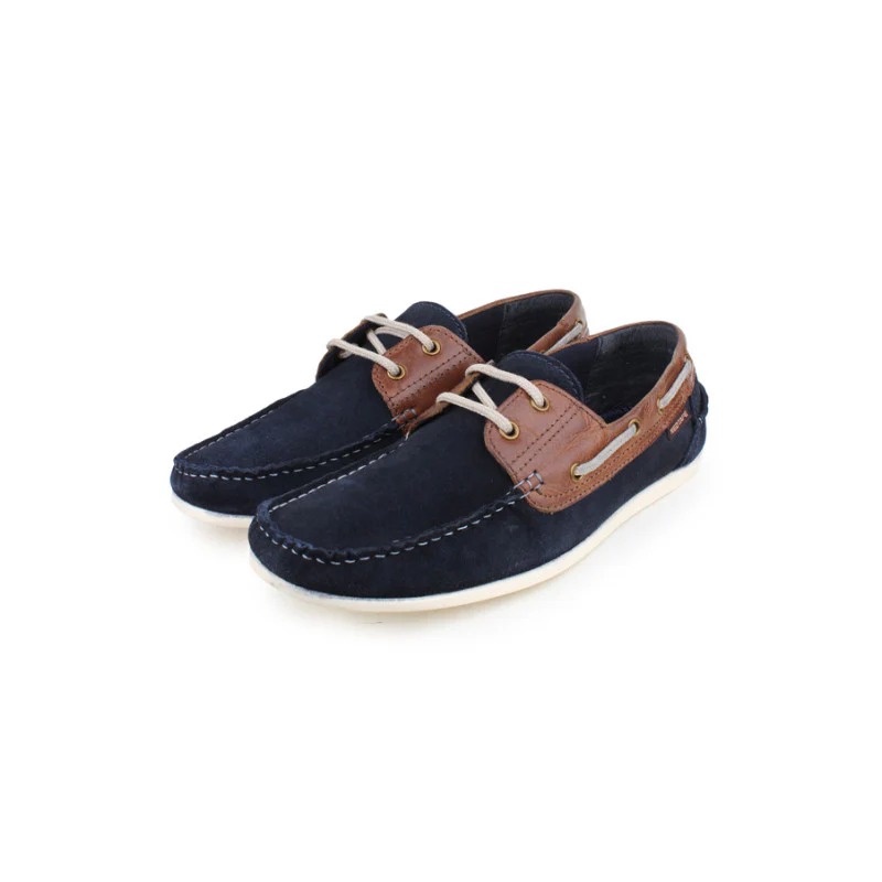Men Navy Boat Shoes - Image 4