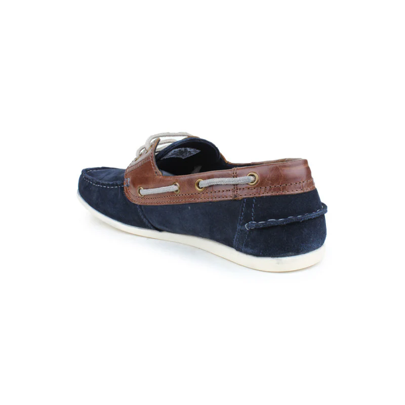 Men Navy Boat Shoes - Image 5