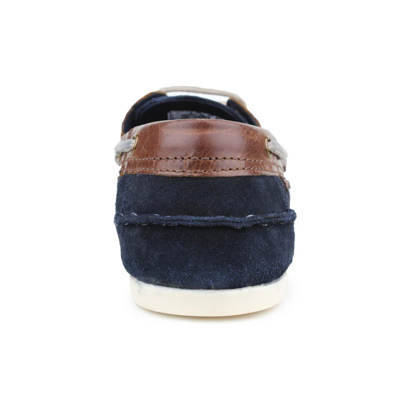 Men Navy Boat Shoes - Image 6