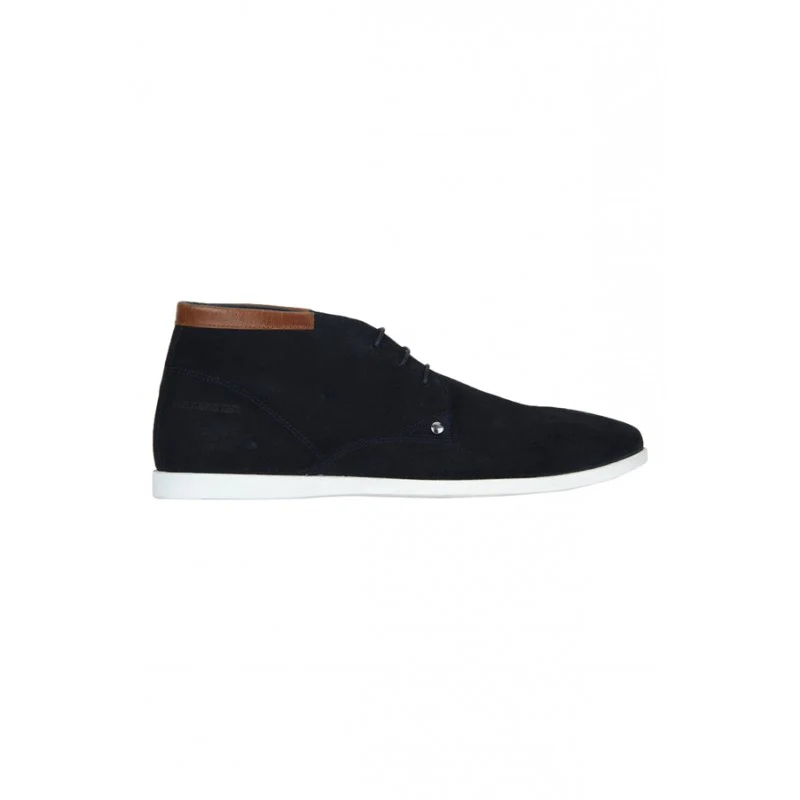 Men Navy Derby Shoes - Image 2