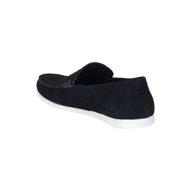 Men Navy Loafers - Image 5