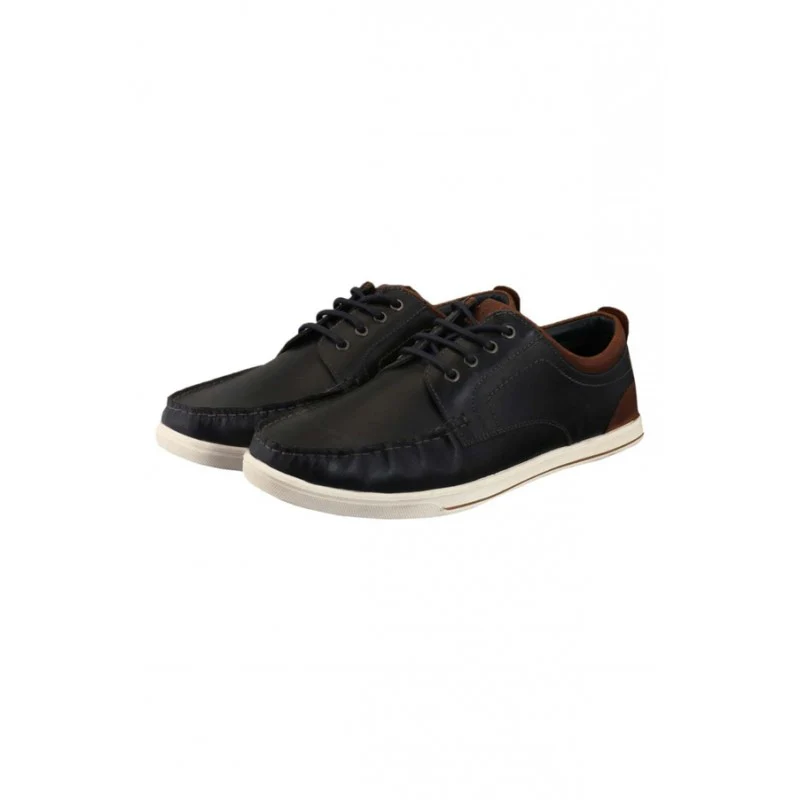Men Navy Sneakers - Image 6