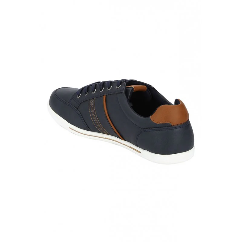 Men Navy Sneakers - Image 5