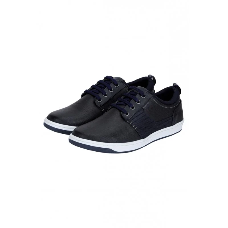Men Navy Sneakers - Image 4