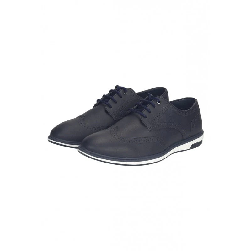 Men Navy Sneakers - Image 3
