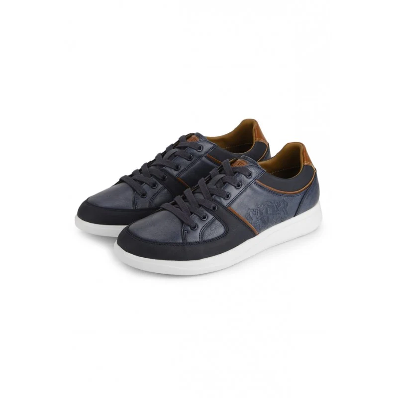 Men Navy Sneakers - Image 4