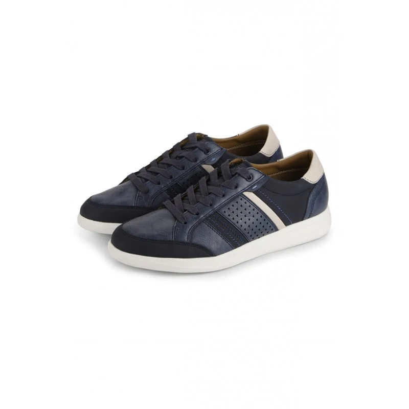 Men Navy Sneakers - Image 4