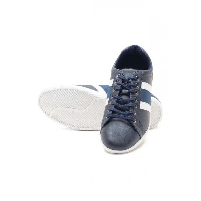 Men Navy Sneakers - Image 3