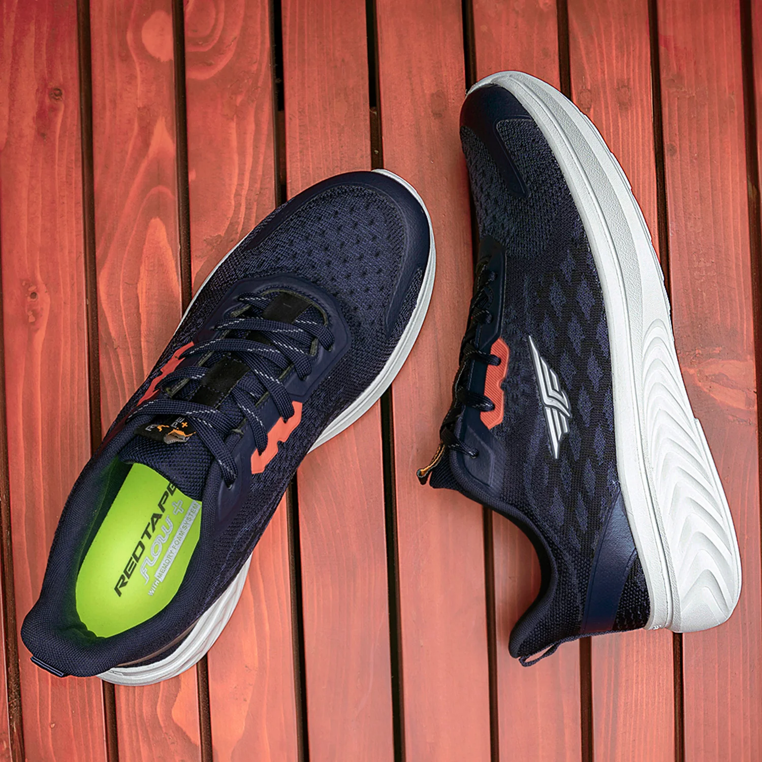 Men Navy Walking Shoes - Image 6