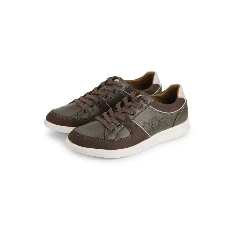 Men Olive & Brown Sneakers - Image 4